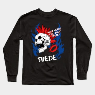 suede ll music speaks Long Sleeve T-Shirt